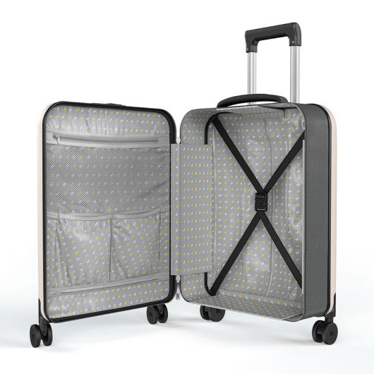 Rollink Flex 360 Spinner Suitcases Open